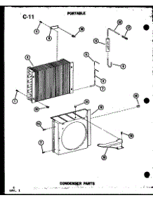 Condenser Parts parts for Amana Room Air Conditioner 8P-5L/P69053-1R from AppliancePartsPros.com