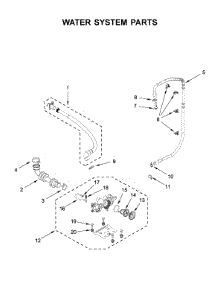 Water System Parts parts for Maytag Washer 8TMHW6630HW1 from AppliancePartsPros.com