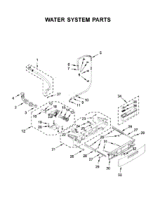 Water System Parts parts for Whirlpool Washer 8TWFW8620HW0 from AppliancePartsPros.com