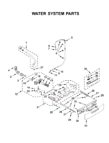 Water System Parts parts for Whirlpool Washer 8TWFW8620HW1 from AppliancePartsPros.com