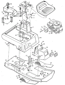 Frame & Body parts for Murray Rear-Engine Riding Mower 9-30502 from AppliancePartsPros.com