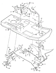 Mower Housing Top Half parts for Murray Rear-Engine Riding Mower 9-30502 from AppliancePartsPros.com