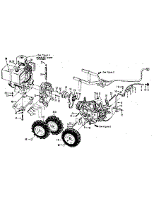 (Fig. 3) Wheel Speed Lever, Belt Drive Sys., Engines, Wheel parts for Troy-Bilt Rear-Tine Tiller 900039 from AppliancePartsPros.com