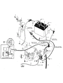 (Fig. 9) Electric Start System - 7Hp &   8Hp Tillers parts for Troy-Bilt Rear-Tine Tiller 900039 from AppliancePartsPros.com