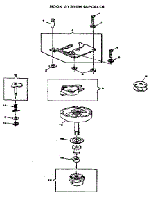 Hook System (Apollo) parts for Singer Mechanical Sewing Machine 9010 from AppliancePartsPros.com