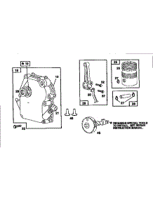 90100 To 90199 parts for Briggs & Stratton Lawn & Garden Engine 90100-90199 (0015) from AppliancePartsPros.com