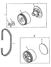 Hand Wheel parts for Singer Mechanical Sewing Machine 9020 from AppliancePartsPros.com
