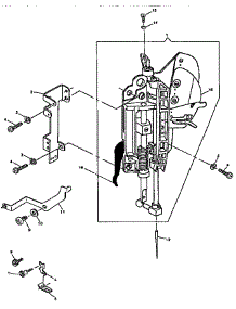 Coaxial Presser Bar System parts for Singer Mechanical Sewing Machine 9030 from AppliancePartsPros.com