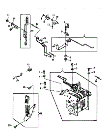 Pattern Stitch Length Control And Cam Controlled Feed parts for Singer Mechanical Sewing Machine 9032 from AppliancePartsPros.com