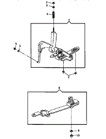 Pattern Stitch Length Control And Cam Controlled Feed parts for Singer Mechanical Sewing Machine 9032 from AppliancePartsPros.com
