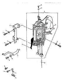 Coaxial Presser Bar System parts for Singer Mechanical Sewing Machine 9034 from AppliancePartsPros.com
