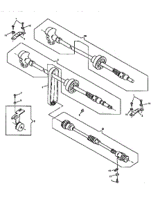 Arm Shaft Drive System parts for Singer Mechanical Sewing Machine 9044 from AppliancePartsPros.com