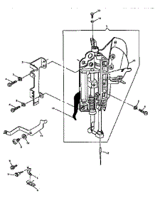 Coaxial Presser Bar System parts for Singer Mechanical Sewing Machine 9044 from AppliancePartsPros.com