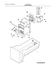Ice Container parts for Ikea Bottom-Mount Refrigerator 90462157B from AppliancePartsPros.com