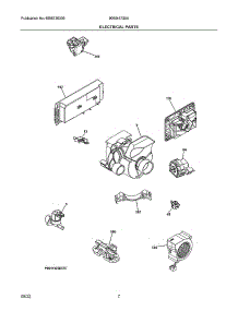 Electrical Parts parts for Crosley Dishwasher 905045720A from AppliancePartsPros.com