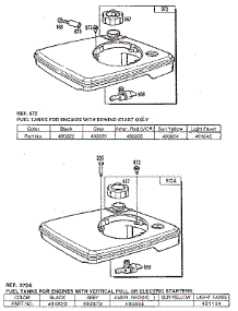 Tank Assembly parts for Briggs & Stratton Lawn & Garden Engine 90700 TO 90799 (0134 - 0134) from AppliancePartsPros.com