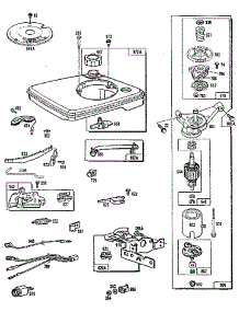 Starter Motor parts for Briggs & Stratton Lawn & Garden Engine 90700 TO 90799 (0134 - 0134) from AppliancePartsPros.com