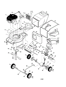 Mower Deck / Engine / Bag parts for Troy-Bilt Gas Walk-Behind Mower 909J from AppliancePartsPros.com