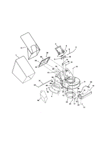 Mower Deck / Bagger parts for Ariens Gas Walk-Behind Mower 91127100 (101-999999) from AppliancePartsPros.com