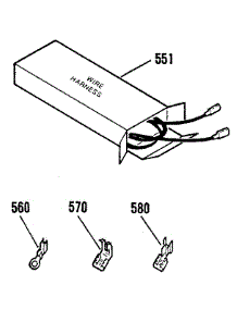 Wire Harnesses And Components parts for Sears Cooktop 9116248812 from AppliancePartsPros.com