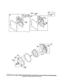 Cover-Crankcase / Gover-Gear Shaft parts for Briggs & Stratton Lawn & Garden Engine 91200 (0002-1388) from AppliancePartsPros.com