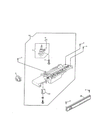 Arm Top Cover parts for Singer Mechanical Sewing Machine 9134 from AppliancePartsPros.com