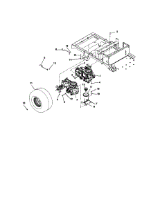 Transaxle / Dump Valves / Rear Wheels parts for Ariens Rear-Engine Riding Mower 91513100 (000101) from AppliancePartsPros.com