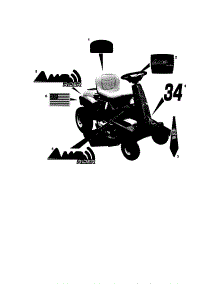 Decals-Style parts for Ariens Rear-Engine Riding Mower 916002 from AppliancePartsPros.com