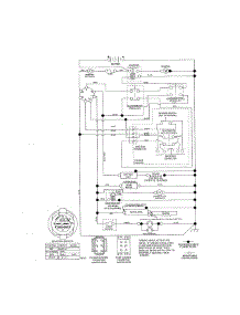 Schematic Diagram parts for Craftsman Front-Engine Lawn Tractor 917203780 from AppliancePartsPros.com