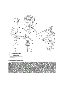 Engine parts for Craftsman Front-Engine Lawn Tractor 917203800 from AppliancePartsPros.com