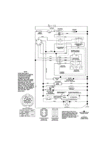 Schematic Diagram parts for Craftsman Front-Engine Lawn Tractor 917203800 from AppliancePartsPros.com