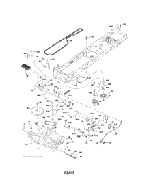 Ground Drive parts for Craftsman Front-Engine Lawn Tractor 917203801 from AppliancePartsPros.com