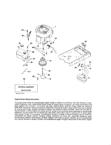 Engine parts for Craftsman Front-Engine Lawn Tractor 917203801 from AppliancePartsPros.com