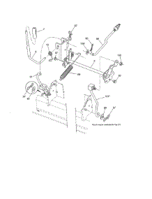 Lift parts for Craftsman Front-Engine Lawn Tractor 917203801 from AppliancePartsPros.com