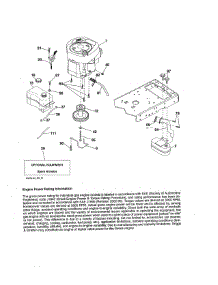 Engine parts for Craftsman Front-Engine Lawn Tractor 917203810 from AppliancePartsPros.com