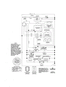 Schematic Diagram parts for Craftsman Front-Engine Lawn Tractor 917203810 from AppliancePartsPros.com