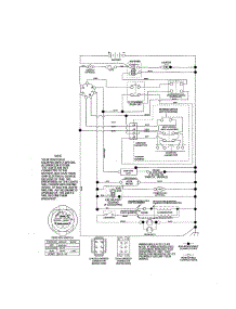 Schematic Diagram parts for Craftsman Riding Mower & Tractor 917203811 from AppliancePartsPros.com