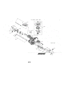 Transaxle parts for Craftsman Front-Engine Lawn Tractor 917203820 from AppliancePartsPros.com