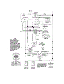 Schematic Diagram parts for Craftsman Riding Mower & Tractor 917203824 from AppliancePartsPros.com