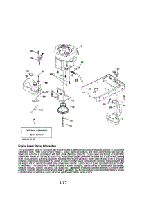 Engine parts for Craftsman Front-Engine Lawn Tractor 917203830 from AppliancePartsPros.com