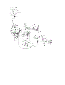 Steering parts for Craftsman Front-Engine Lawn Tractor 917203830 from AppliancePartsPros.com