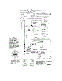 Schematic Diagram parts for Craftsman Front-Engine Lawn Tractor 917203830 from AppliancePartsPros.com