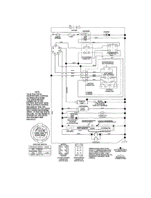 Schematic Diagram parts for Craftsman Front-Engine Lawn Tractor 917203831 from AppliancePartsPros.com