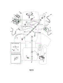 Electrical parts for Craftsman Front-Engine Lawn Tractor 917203840 from AppliancePartsPros.com