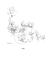 Steering parts for Craftsman Front-Engine Lawn Tractor 917203840 from AppliancePartsPros.com
