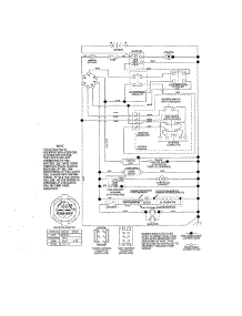 Schematic Diagram parts for Craftsman Front-Engine Lawn Tractor 917203840 from AppliancePartsPros.com