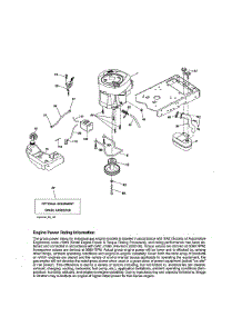 Engine parts for Craftsman Riding Mower & Tractor 917203841 from AppliancePartsPros.com