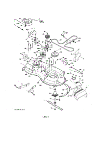 Mower Deck parts for Craftsman Front-Engine Lawn Tractor 917203850 from AppliancePartsPros.com