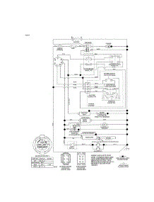 Schematic Diagram parts for Craftsman Front-Engine Lawn Tractor 917203850 from AppliancePartsPros.com