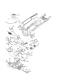 Ground Drive parts for Craftsman Front-Engine Lawn Tractor 917203860 from AppliancePartsPros.com